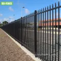 Black Metal Tubular Picket Fence Wrought Iron Fence